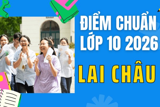 Điểm chuẩn lớp 10 năm 2026 tại Lai Châu