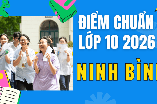 Điểm chuẩn lớp 10 năm 2026 tại Ninh Bình