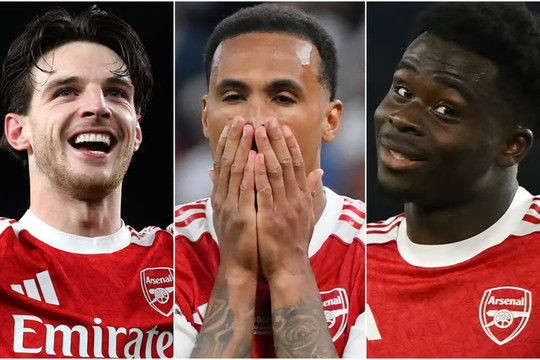Xếp hạng đội hình Arsenal vô địch Ngoại hạng Anh: Declan Rice và những thái cực
