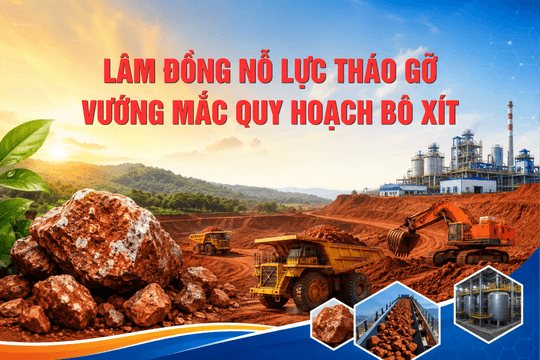 Lâm Đồng nỗ lực tháo gỡ vướng mắc quy hoạch bô xít