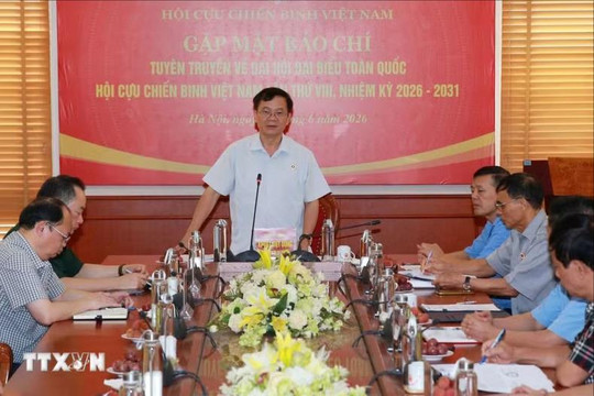 Đại hội đại biểu toàn quốc Hội Cựu chiến binh Việt Nam lần thứ VIII diễn ra từ 15-17/6