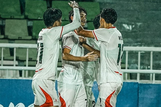 U19 Indonesia thắng áp đảo 3-0, sẵn sàng quyết đấu U19 Việt Nam cho ngôi đầu bảng