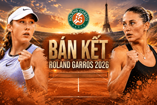 Bán kết đơn nữ Roland Garros 2026: Kostyuk đối đầu Andreeva và hành trình của các hiện tượng