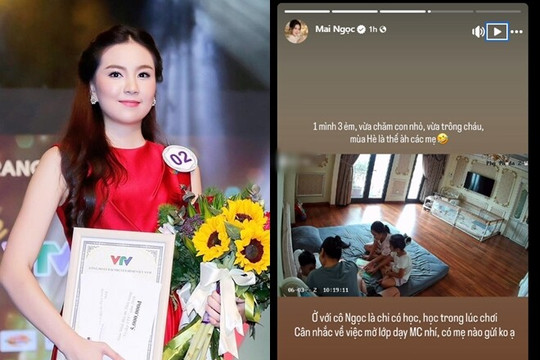 MC Mai Ngọc dự định mở lớp đào tạo dẫn chương trình nhí