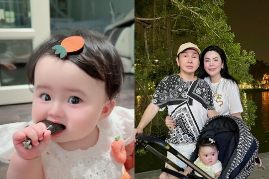 Hoa hậu Phương Lê tập cho con gái nếm thức ăn và hành trình làm mẹ đầy tâm huyết