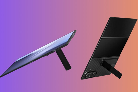 Galaxy Z Fold8 và bản Ultra lộ diện phụ kiện Carbon Standing Case từ dòng Z TriFold