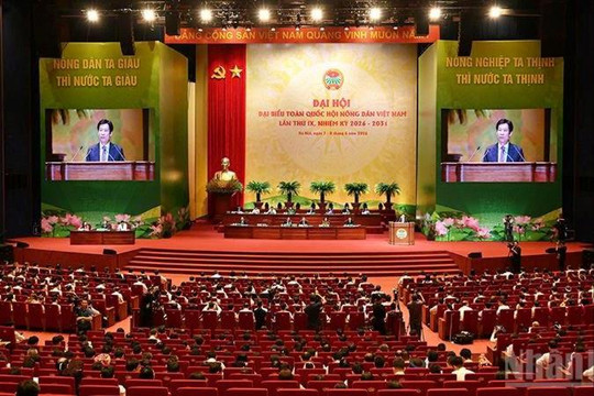 Gần 600 đại biểu dự Đại hội toàn quốc Hội Nông dân Việt Nam lần thứ IX