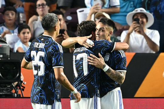 Argentina 2-0 Honduras: Lautaro Martinez rực sáng trong ngày Messi dự bị