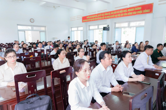 Hoàn thành sơ khảo Hội thi Báo cáo viên Cụm thi số 5