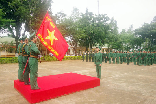 280 chiến sĩ mới BĐBP Lâm Đồng hoàn thành khóa huấn luyện