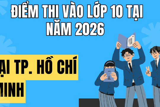 Điểm thi vào 10 năm 2026 tại Tp. Hồ Chí Minh