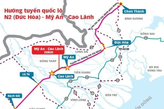 Đề xuất nâng cấp cao tốc Mỹ An - Cao Lãnh lên 4 làn xe hoàn chỉnh với hơn 9.600 tỷ đồng