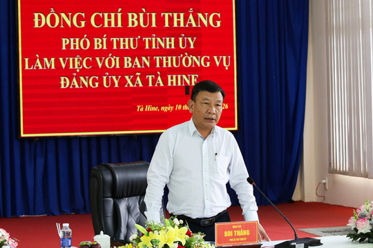 Xã Tà Hine cần tập trung giải quyết khó khăn, hoàn thành các chỉ tiêu phát triển năm 2026
