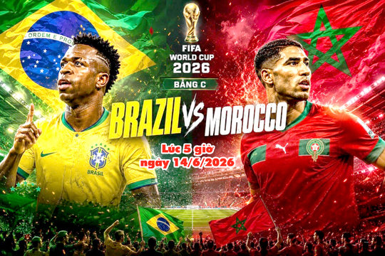 Bảng C World Cup 2026: Brazil quyết khởi đầu thuận lợi trước Morocco
