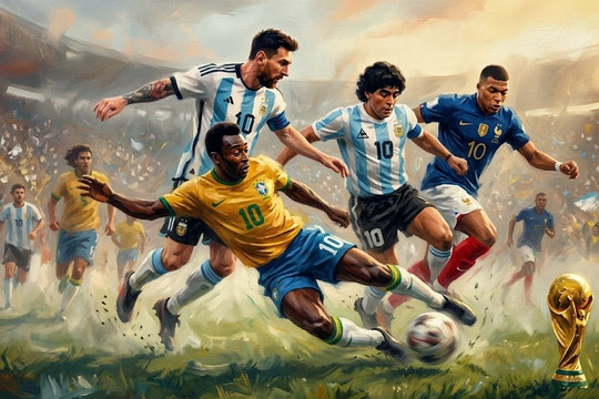 10 huyền thoại vĩ đại nhất lịch sử World Cup: Pele thống trị, Messi xếp sau 3 vĩ nhân