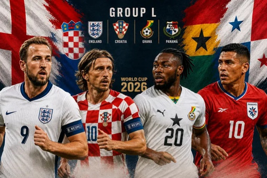 Bảng L World Cup 2026: Tuyển Anh giải mã Croatia và bài toán vô địch sau 60 năm