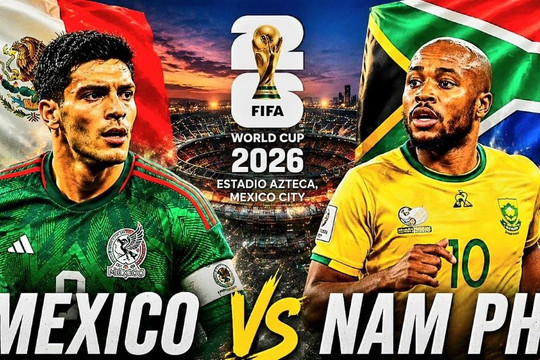 Trực tiếp tỉ số Mexico 2-0 Nam Phi