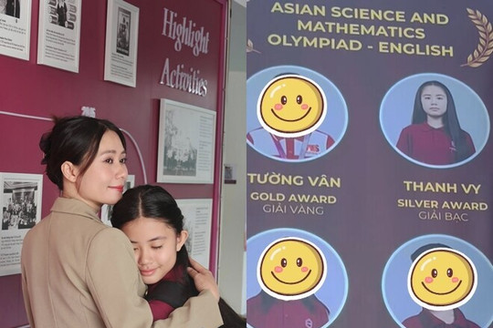 Bé Grammy con gái diễn viên Thanh Hiền lọt Top 3 học sinh xuất sắc tại trường quốc tế
