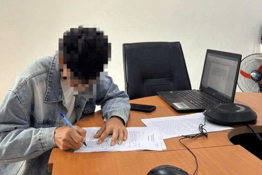 Xử phạt 7,5 triệu đồng thanh niên ghép ảnh mặc cảnh phục Cảnh sát giao thông tại Cao Bằng