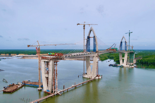 Cầu Phước An nối TP.HCM và TP. Đồng Nai: Nhịp chính dài nhất Đông Nam Á vượt tiến độ 6 tháng