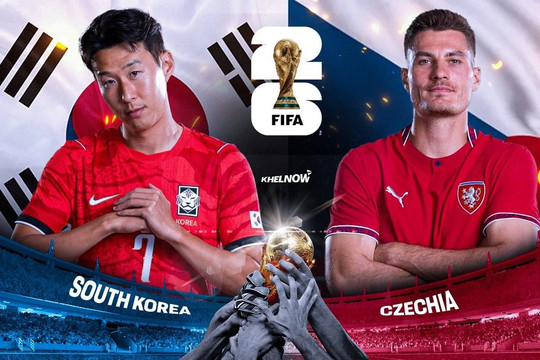 Link, kênh truyền hình trực tiếp bóng đá hôm nay Hàn Quốc và CH Séc tại World Cup 2026