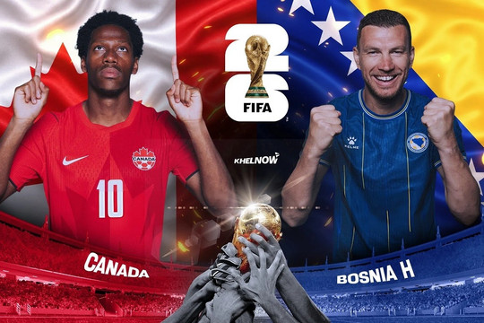 Link VTVgo trực tiếp Canada đấu với Bosnia & Herzegovina bảng B World Cup 2026