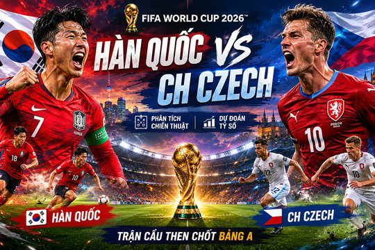 VTV6 VTVgo trực tiếp Hàn Quốc vs CH Séc hôm nay 12/6/2026