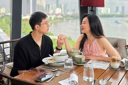 Midu và thiếu gia Minh Đạt: Ánh mắt si tình sau 2 năm gắn bó