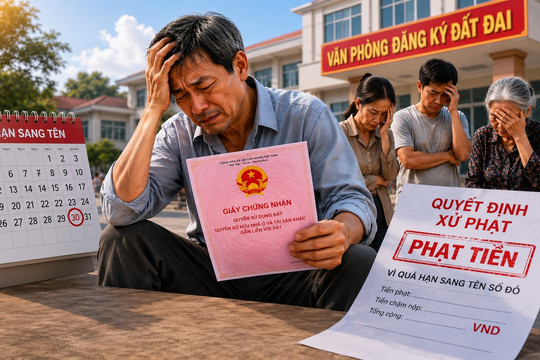 Quy định xử phạt chậm sang tên sổ đỏ: Những mốc thời gian bắt buộc phải ghi nhớ
