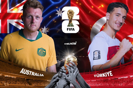 Link trực tiếp bóng đá hôm nay Australia và Thổ Nhĩ Kỳ tại World Cup 2026