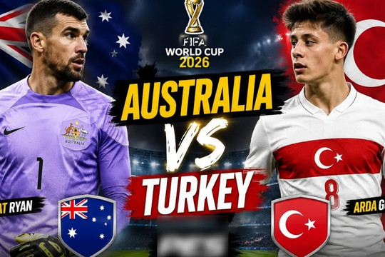 VTV3 VTVgo trực tiếp Australia vs Thổ Nhĩ Kỳ hôm nay 14/6/2026