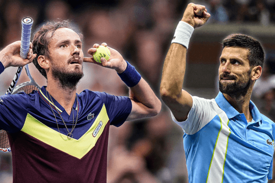 Medvedev vượt Djokovic trên BXH ATP, "Sharapova mới" Mirra Andreeva lọt top 5 thế giới