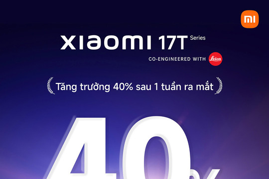 Giải mã sức hút Xiaomi 17T Series: Vì sao doanh số tăng trưởng 40% trong tuần đầu ra mắt?