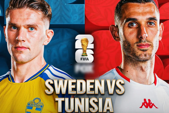 Link VTVgo trực tiếp Thụy Điển đấu với Tunisia bảng F World Cup 2026