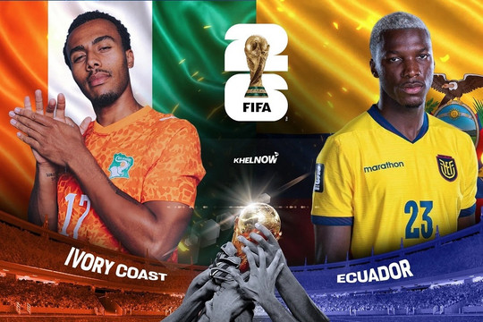 Trực tiếp tỉ số Bờ Biển Ngà 0-0 Ecuador