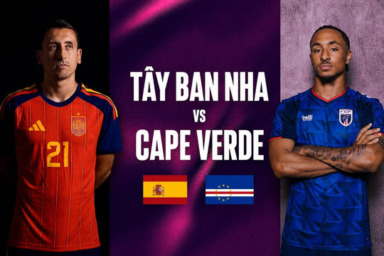 VTV9 VTVgo trực tiếp Tây Ban Nha vs Cape Verde hôm nay 15/6/2026