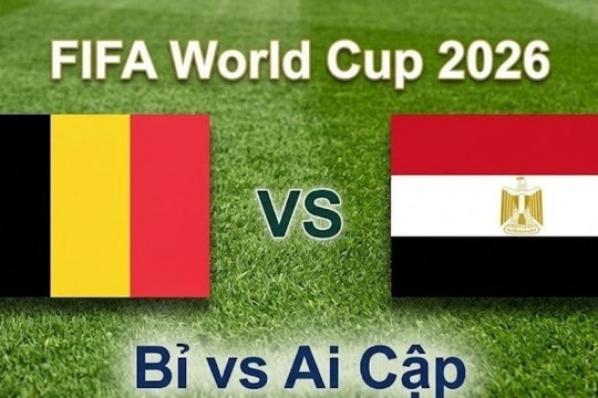 VTV10 VTVgo trực tiếp Bỉ vs Ai Cập hôm nay 16/6/2026