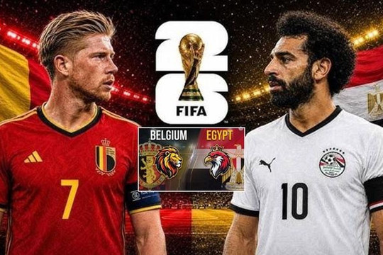 VTV3 VTVgo trực tiếp Bỉ vs Ai Cập hôm nay 16/6/2026