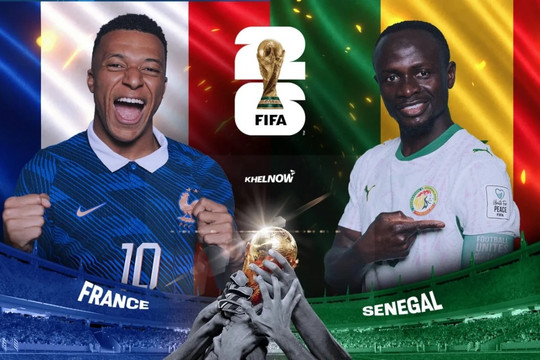 VTV6 VTVgo trực tiếp Pháp vs Senegal hôm nay 17/6/2026