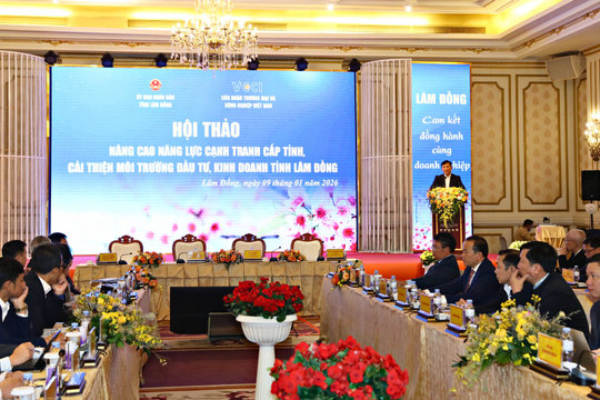 Lam Dong hosts forum to boost competitiveness Index, and private sector development.