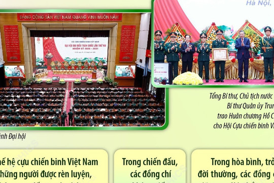 Tiếp tục xây dựng Hội Cựu chiến binh Việt Nam vững mạnh toàn diện