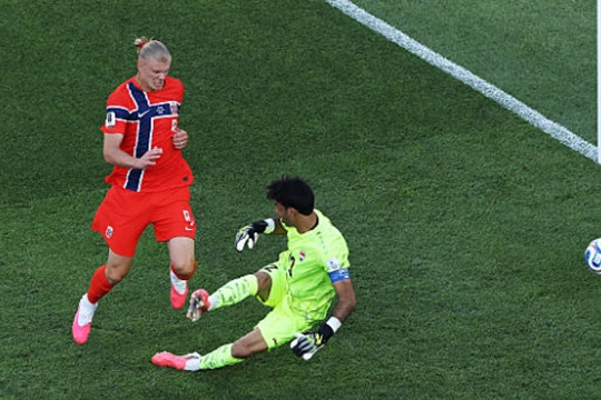 Erling Haaland lập cú đúp giúp Na Uy dẫn trước Iraq 2-1 tại World Cup 2026
