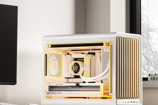 Jonsbo D33: Vỏ case Micro-ATX mặt gỗ sang trọng hỗ trợ tốt cho card đồ họa RTX 5090