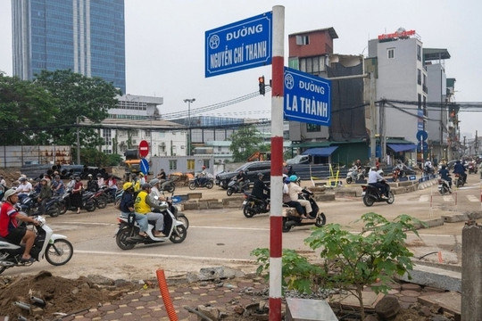 Hà Nội cấm lưu thông đường La Thành để thi công dự án Vành đai 1 đắt nhất hành tinh