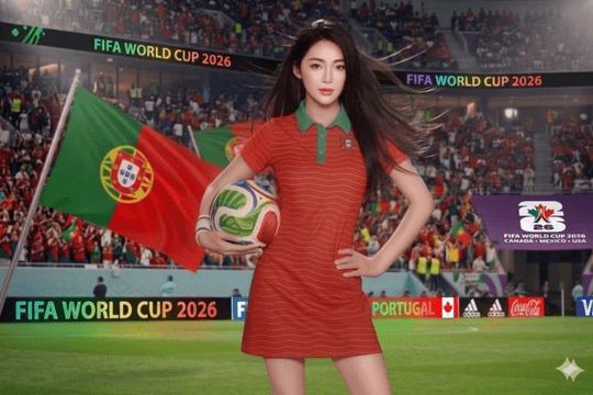 Á khôi Nông Thị Hằng: Nhan sắc vạn người mê tiếp lửa cho Ronaldo tại World Cup 2026