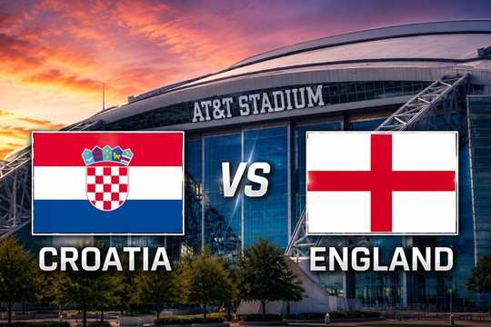 Link VTVgo trực tiếp Anh đấu với Croatia ra quân World Cup 2026