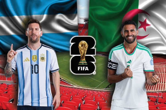 Link VTVgo trực tiếp Argentina đấu với Algeria bảng J World Cup 2026