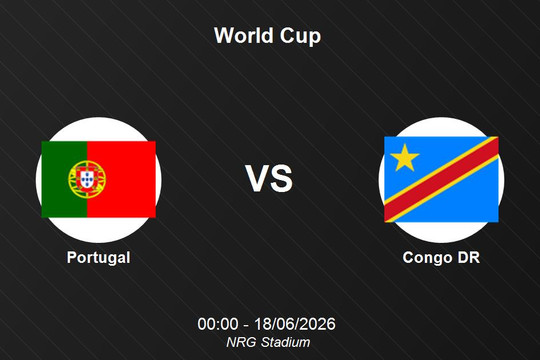Nhận định Portugal vs Congo DR - World Cup 2026: Thử thách cho Selecao châu Âu tại Houston
