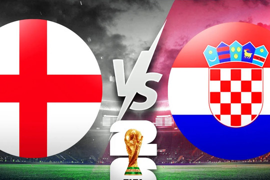 Trực tiếp tỉ số Anh vs Croatia