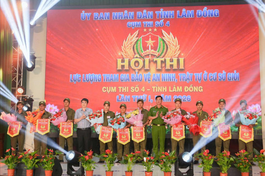 Hội thi lực lượng tham gia bảo vệ ANTT Cụm thi số 4